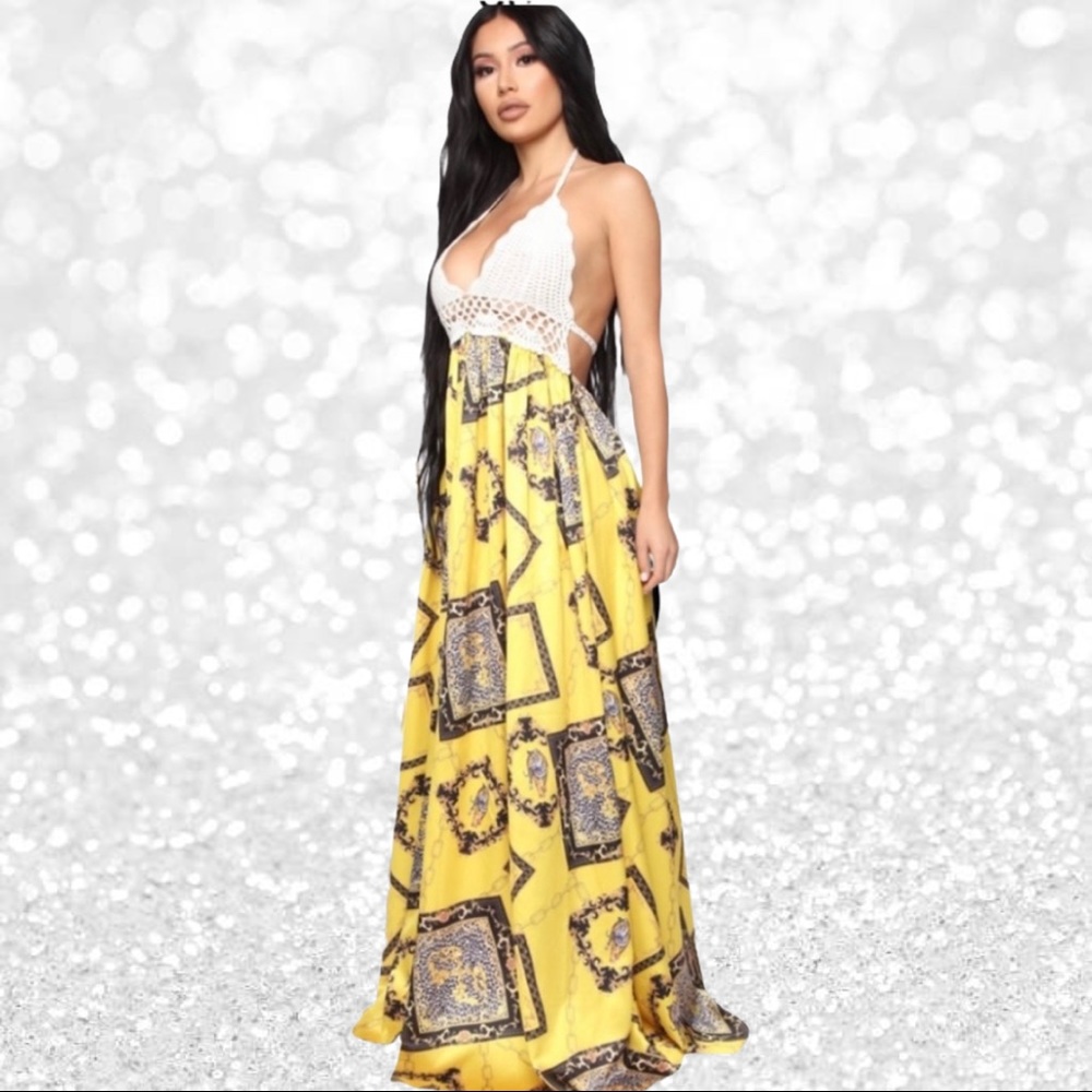 Fashion Nova The Perfect France Maxi Dress NWT